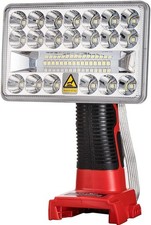 18w 2000lm Cordless Led Work Light Handheld Flashlight For Milwaukee 18v Battery