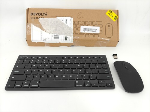 Mini Wireless 2,4 GHz Schwarz Tastatur und Maus Combo für Apple iMac MacBook MacB