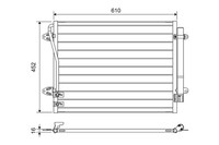 Kondensator Klimaanlage Valeo 814039 FüR Vw Aluminium Cc B7 358 Passat 362 365