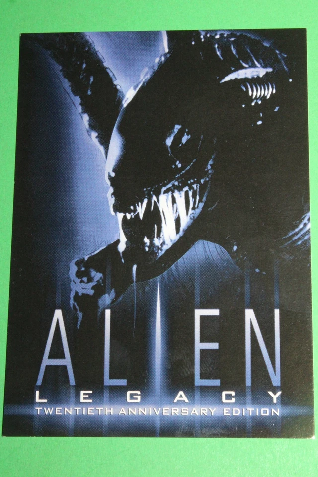 ALIEN LEGACY 1998 COMPLETE 4 PROMO CARD SET INKWORKS MOVIES EARTH P1 P2 MS1 C1 - Image 3 of 4