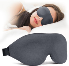 Sleep Mask for Back and Side Sleeper, Block Out Light, Luxury Sleeping Eye Mask