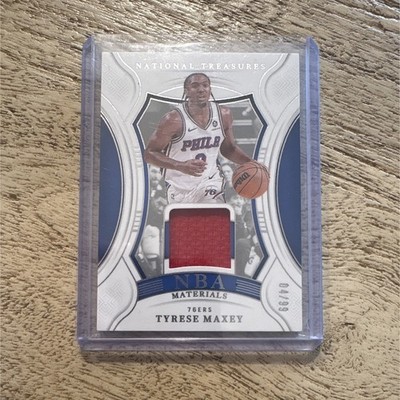 Panini 2024-25 National Treasures Tyrese Maxey 76ers NBA Materials /99
