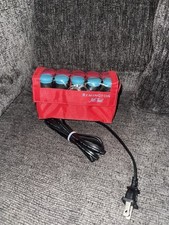 Remington ALL THAT 10 Electric Hot Rollers Curlers Case and Clips Pageant Travel