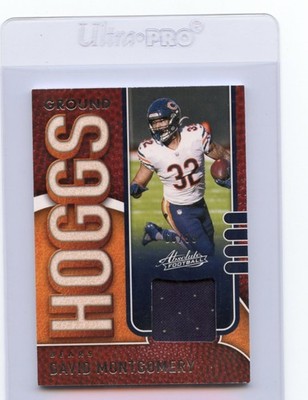 2021 Absolute DAVID MONTGOMERY Ground Hoggs /99 Game Worn 2 Color Patch
