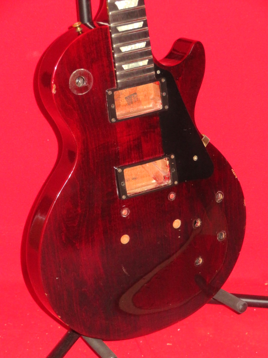 Gibson 1992 USA Wine Red Les Paul Studio Body & Ebony Neck | eBay
