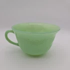 RARE MARK Fire King Jadeite Alice Tea Cup Mug Replacement Anchor Hocking Logo