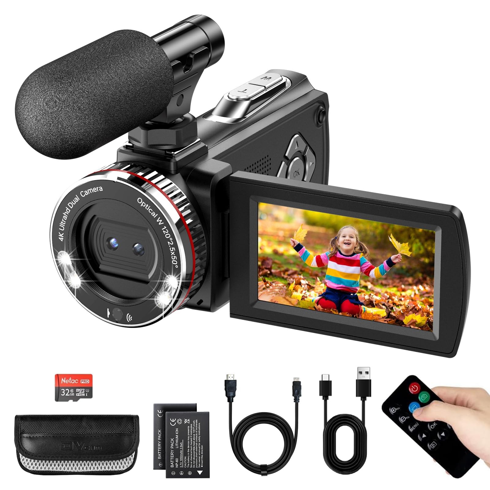 Videocamera 4K Facile da Usare: 48MP Zoom 21X per Iniziare Oggi
