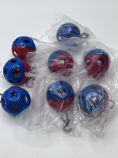 Lote de 8 mini rompecabezas de juguete vintage Tupperware llavero forma O bola