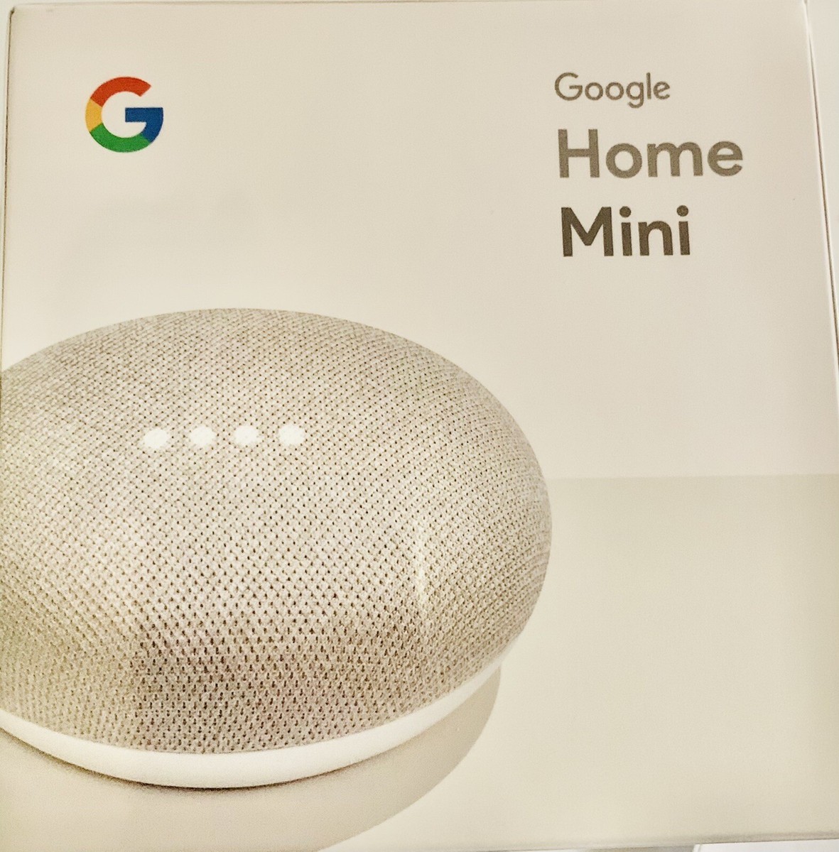 Google Home Mini Smart Speaker with Google Assistant - Chalk