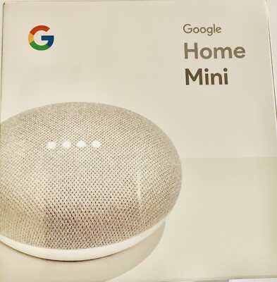 アンプ Google GOOGLE HOME MINI CHALK Google Home Mini - Chalk, Smart Audio with Voice Assistant