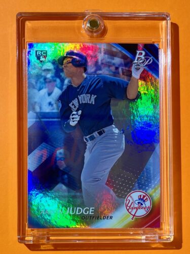 Aaron Judge MINT ROOKIE 2017 BOWMAN PLATINUM HOLO REFRACTOR FINISH YANKEES RC! - Picture 4 of 10