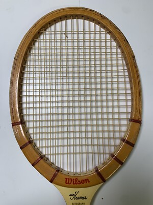 Vintage Wilson Jack Kramer Autograph Speed Flex Fiber Face