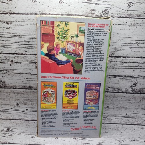 Rainbow Brite - See and Read Volume #2 Educational Video VHS W/Orginal Slipcover - 第 2/8 張圖片