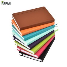 Classic A5 Notebook Hardback Cover & Ribbon Marker with Elastic Closure Diary
