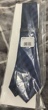 Marc Anthony Nay Blue Striped Tie -  NEW