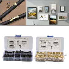 Double Hole Sawtooth Picture Hanger Frame Hanging Hooks For Paintings Photos