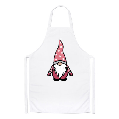 Gonk Gnome Pink Klassisch Scandi Koch Schürze Weihnachten Geschenk Festliche