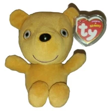 Ty Beanie Baby PEPPA'S TEDDY (UK Excl Peppa Pig Theme Park) NEW MWMTs Plush Toy