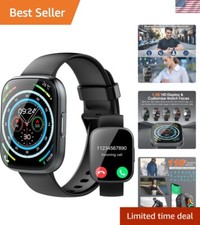 IP68 Waterproof Fitness Smartwatch with Heart Rate Monitor  110 Sports Modes