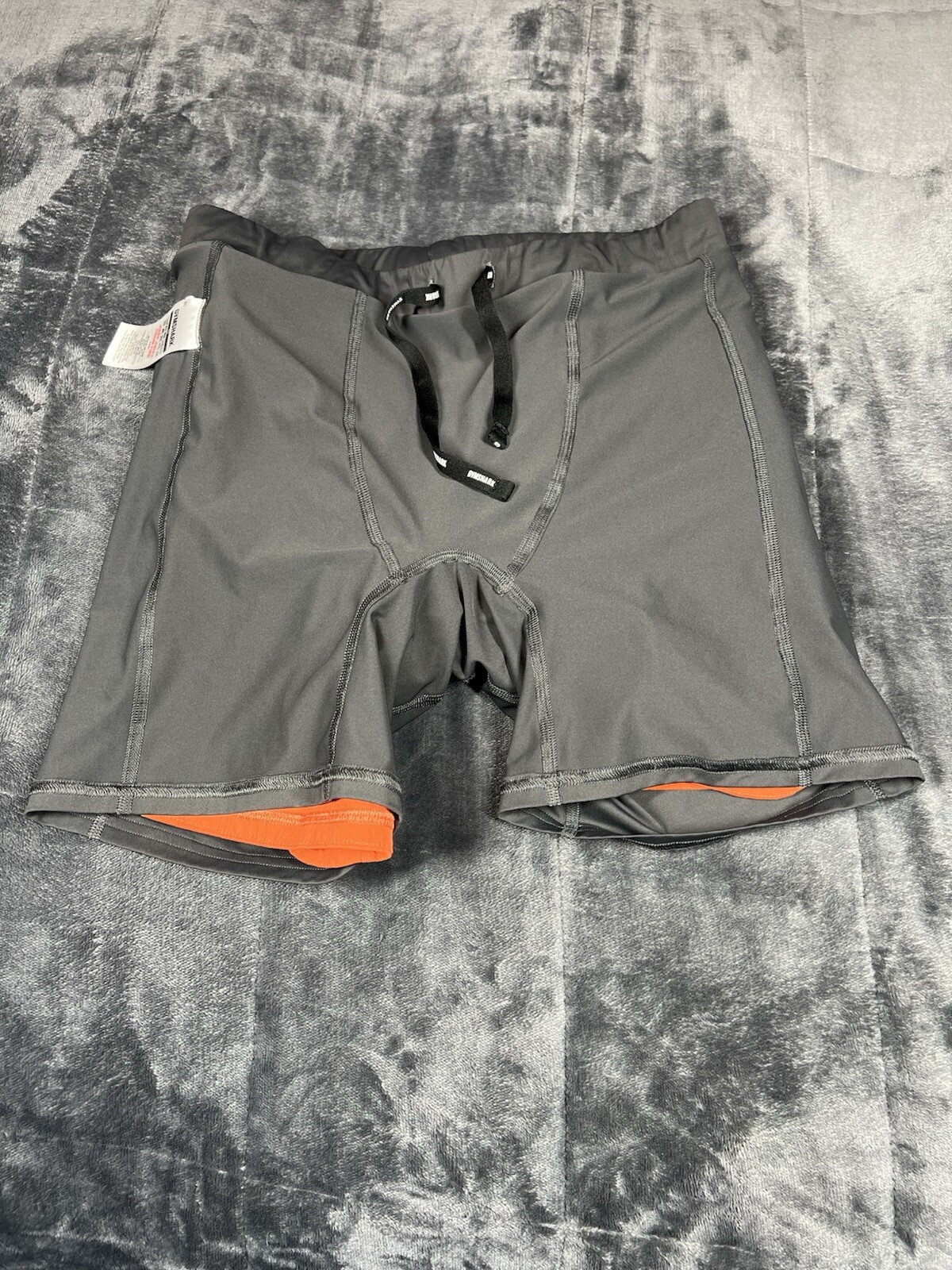 2-in-1 Gymshark Power Loose shorts orange Layer Shorts Size Medium