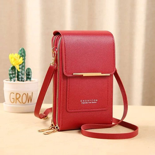 Anti-theft Leather Bag Small Crossbody Handbags Shoulder Handbag with Card Slots - Picture 15 of 22