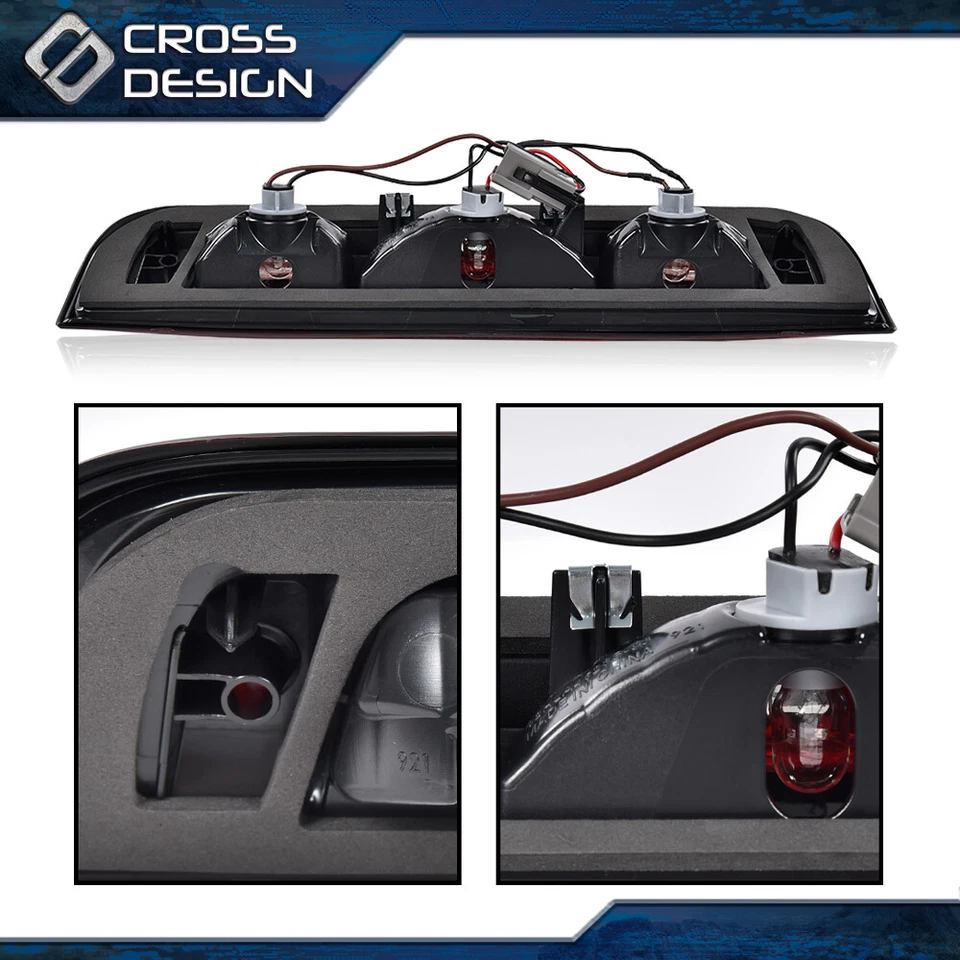 Tercera luz de freno lámpara de carga apta para Chevy Silverado GMC Sierra 2015-2021 Foto 4 de 4