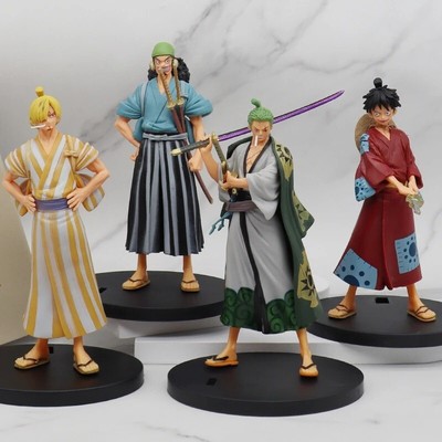 Anime One Piece Figur Nami Luffy Zoro Roronoa  Edward Newgate Kikunoo usw. 14-17