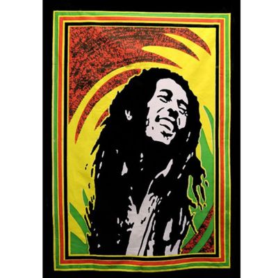 Bob Marley Batik Smile Wandbehang 