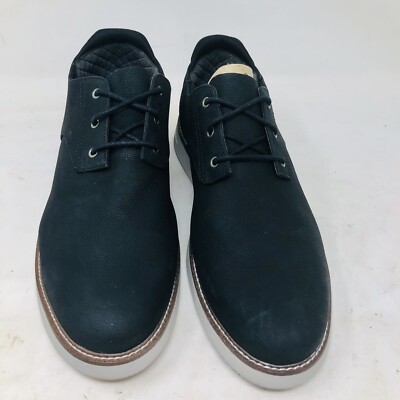 Brand New Dr Scholls Black Invert Pebbled Leather Oxford 