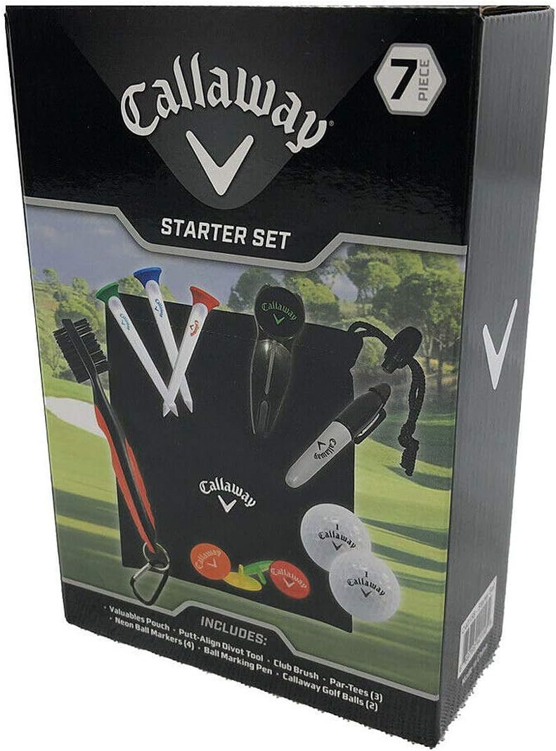 Callaway On-Course Golf Accessories Gift Set with Golf Club Brush & Divot Repair