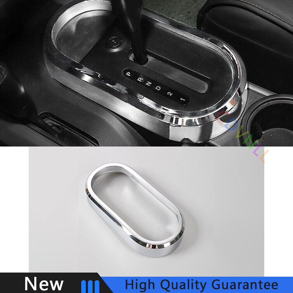 For Jeep Wrangler JK 07-2010 Chrome Silver Middle Console Gear Shift Frame Trim