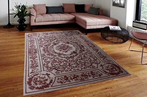 Parisian Hand-Tufted Natural Wool And Silk Area Rug 4x6Oushak Living Room Carpet - Picture 129 of 264