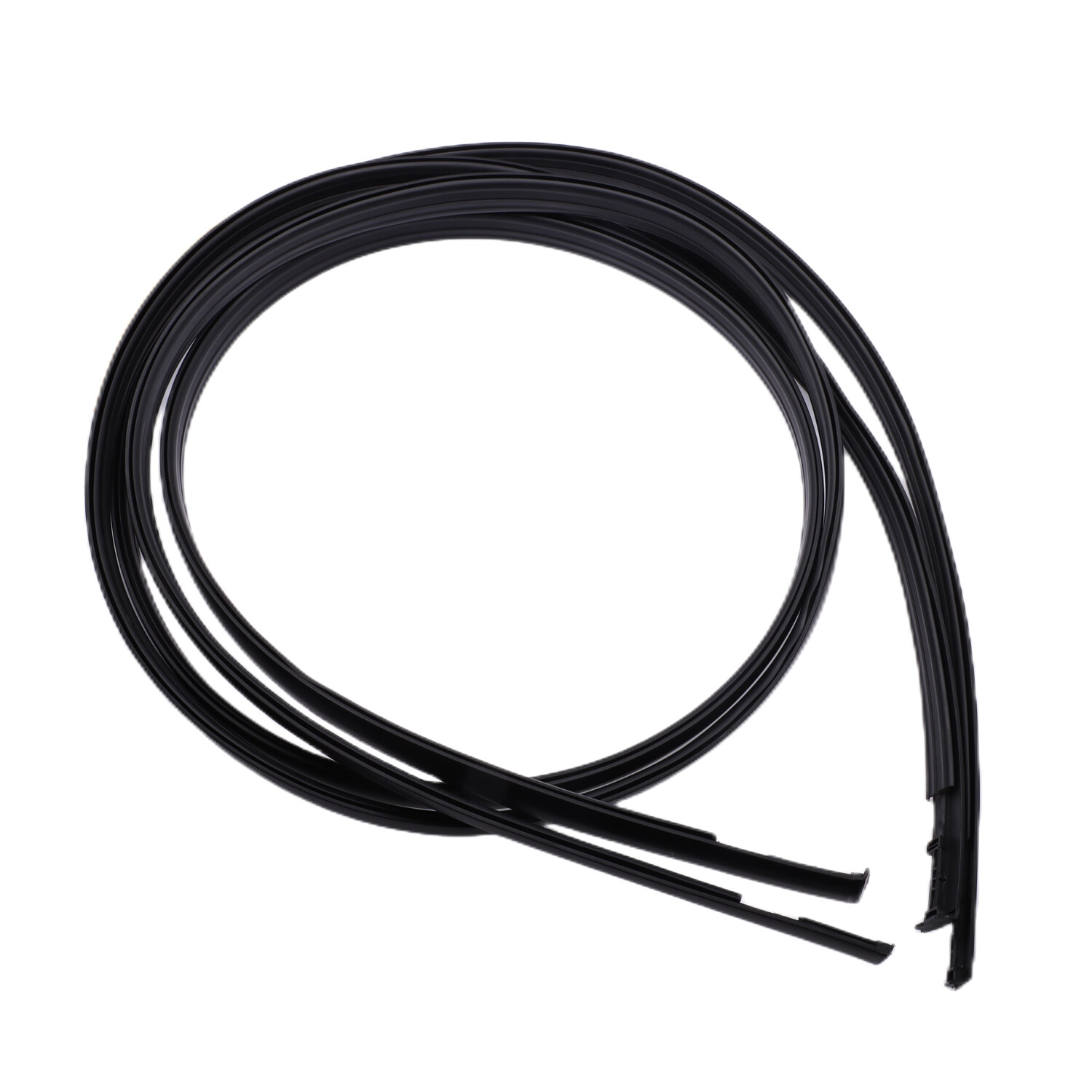 Roof Drip Molding Strips For Toyota Sequoia 2008-2021 – Left & Right Side Weatherstrip, Replacement For 75551-0C080 & 75552-0C080