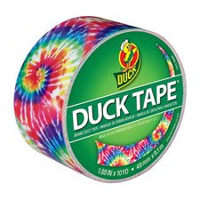 Brand Printed Duct Tape Single Roll, Love Tie Dye 283268 