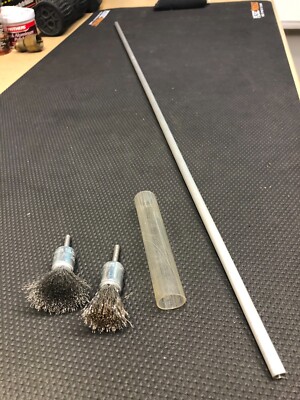 Global Scuba Manufacturing Light-Duty, Heavy-Duty Bottom Brushes, w/Rod