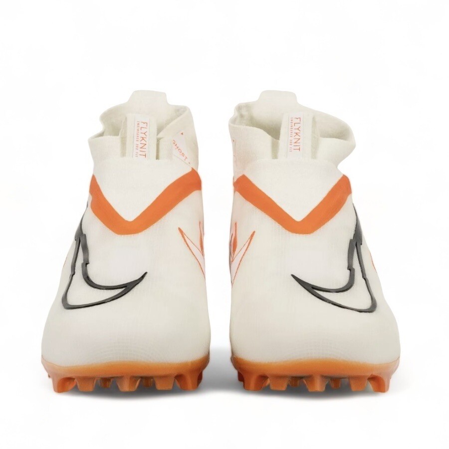 Mens Size 13 Nike Alpha Menace Elite 3 White Orange DM1792-104 Football Cleats Nike Alpha Menace Elite 3 Orange Football Cleats DM1792-104  main image 3