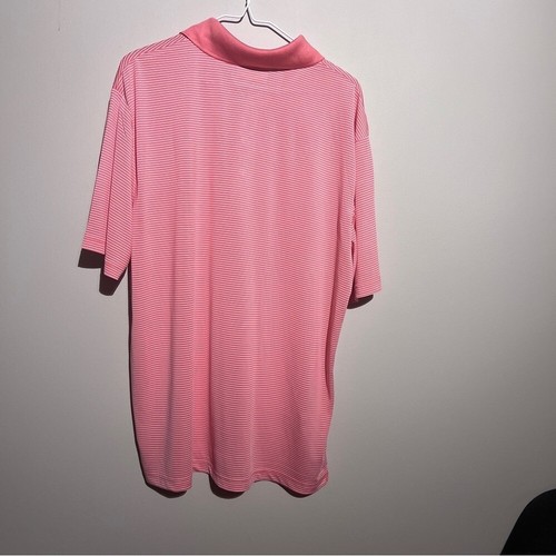 Grand Slam Performance Golf Polo Man's Pink White Shirt New size Large - Picture 2 of 5