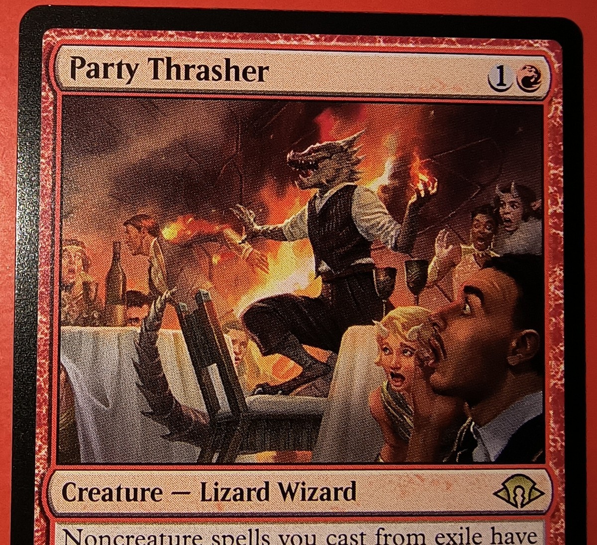 MTG Modern Horizons 3/ Rare/ PARTY THRASHER #0129/ NM / LIZARD