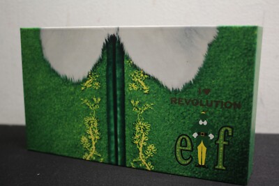 I Heart REVOLUTION ELF OMG Eyeshadow Palette 72 Colors 4 Sheet Book Will Ferrell