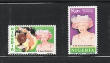 R9208 Nigeria 2006 QEII Anniversaire 2v. MNH