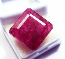 Natural Red Beryl 22.20 Ct Octagon Shape Certified Loose Gemstone