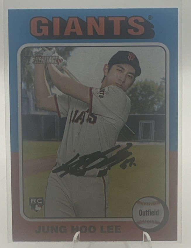 2024 Topps Heritage High Number Jung Hoo Lee RC Rookie #545 Giants