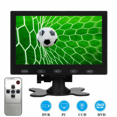 Ultrathin 7'' LCD CCTV Monitor PC Screen AV/RCA/VGA/HDMI 1080P for DSLR Raspberry