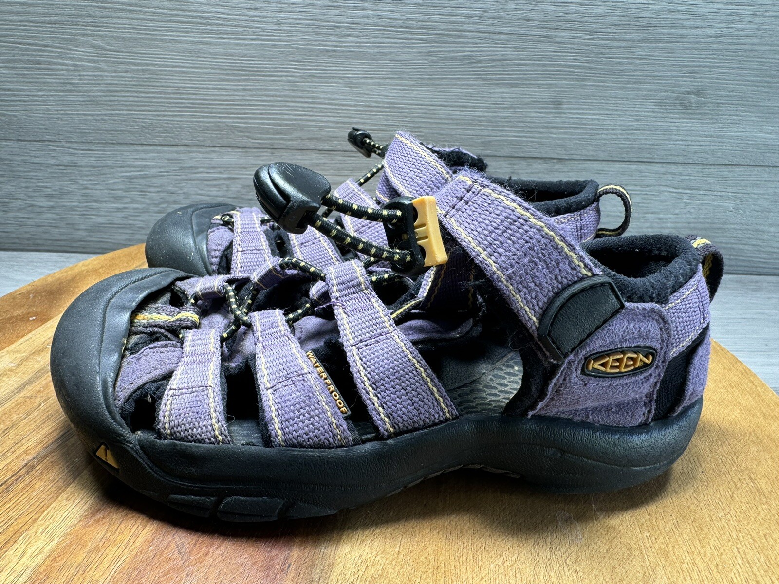 SANDALI SCARPE IMPERMEABILI SLIP ON BLU KEEN bambino taglia