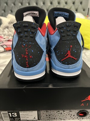 Air Jordan 4 Retro x Travis Scott Mid Cactus Jack - Size 13