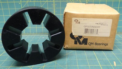 QM Bearings Quick Flex Highest Torque Coupling Insert QF50BINSERT Urethane Black