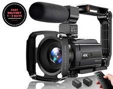 Videoc mara 4K Videoc mara 48MP UHD WiFi IR Visi n nocturna Vlogging Nuevo