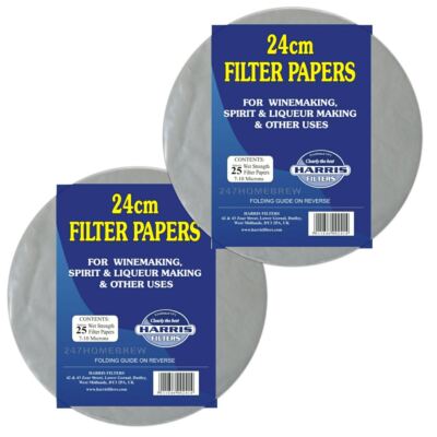 2x Harris VinPapers 24 cm Weinfilterpapiere