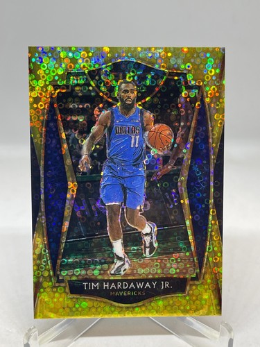 Tim Hardaway Jr. 2020-21 Select Premier Level Gold Disco Prizm #09/10 Mavericks - Picture 4 of 5