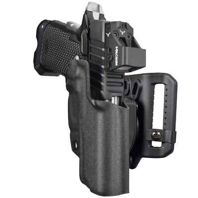 OWB Quick Release Belt Loop Holster fits Bul Armory SAS II UL 3.25'' w/ TLR-8AG